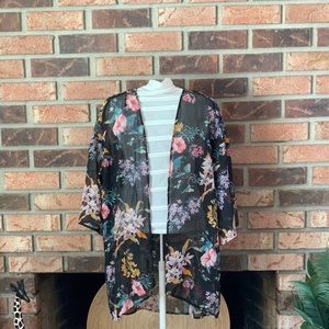 Divided H&M Sheer Floral Kimono